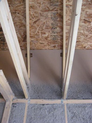 Attic insulation, baffles, and heel