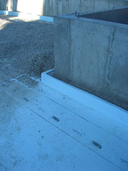 Rigid Foam Insulation along Footers